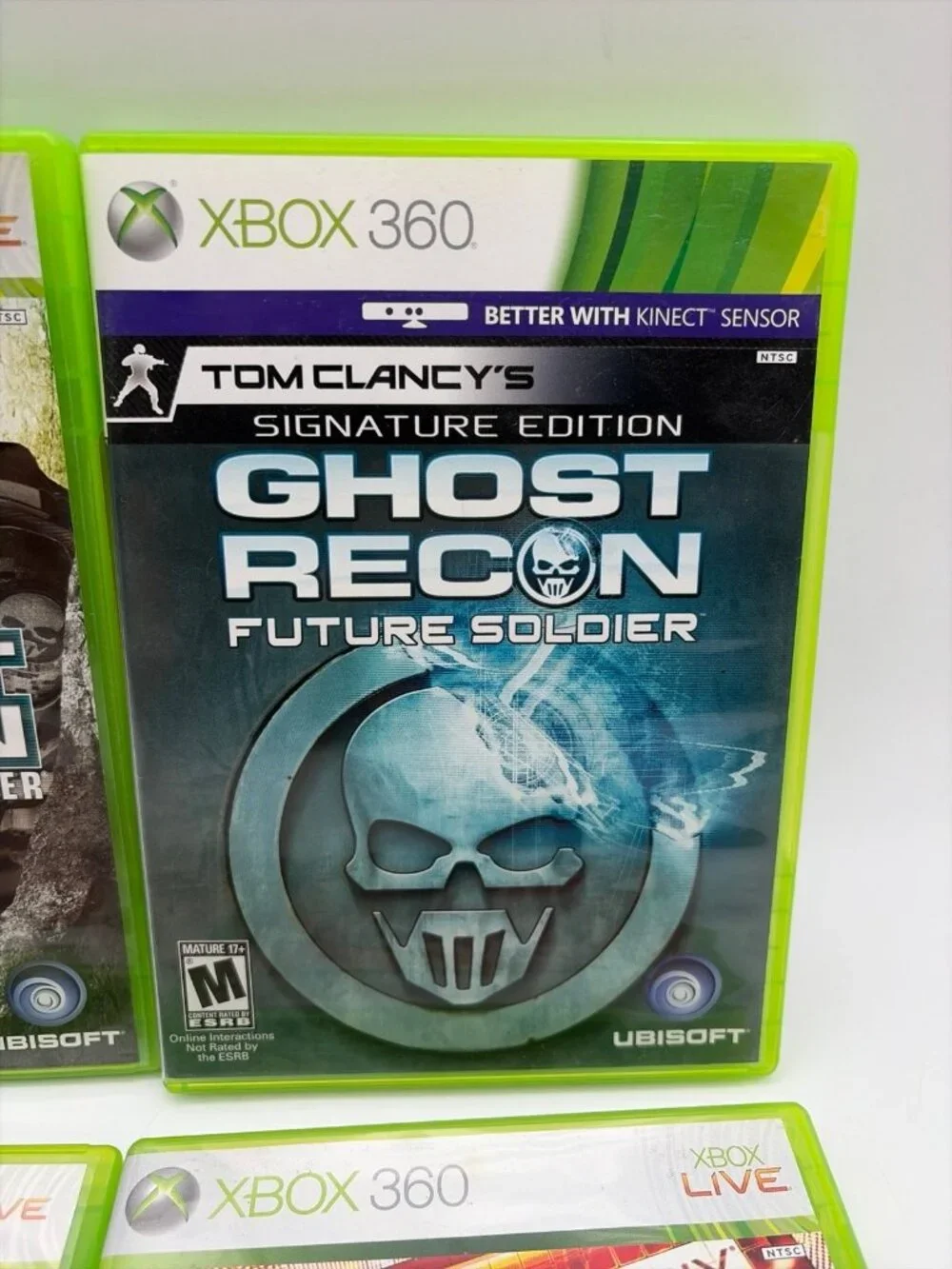 Tom Clancy Xbox 360 Ghost Recon Advanced Warfighter Future Soldier Rainbow 6